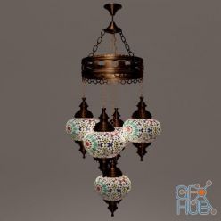 3D model Turkish chandelier