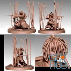 3D model ﻿Kenshin Himura Battosai – 3D Print