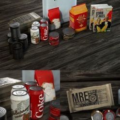 3D model Food Supplies Pack