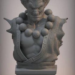 3D model Akuma bust – 3D Print