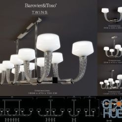 3D model Barovier&Toso Twins light set