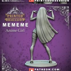 3D model MEMEME – Anime Girl – 3D Print