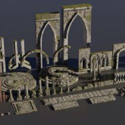 3D model ArtStation – Medieval Fantasy Kitbash