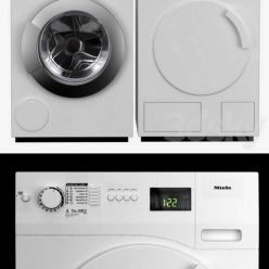 3D model Miele washing machine