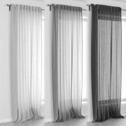 3D model Curtains IKEA Aina