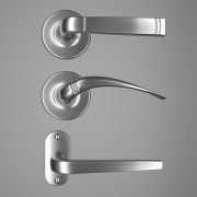 3D model Three door handles