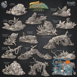 3D model Jungle Terrain Set – 3D Print