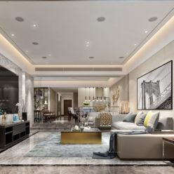 3D model Modern Style Interior 047