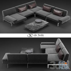 3D model De Sede DS-904 Sofa