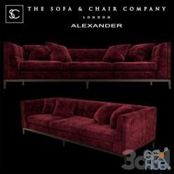 3D model Alexander sofa