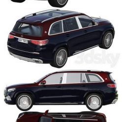 3D model Mercedes-Benz Maybach GLS