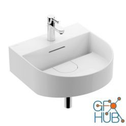3D model Sonar Small Washbasin 81634 by Laufen