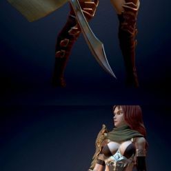 3D model Assassin - Character PBR