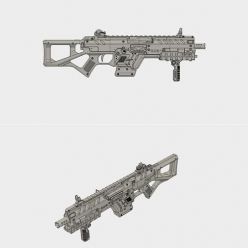 3D model Titanfall 2 Car smg – 3D Print