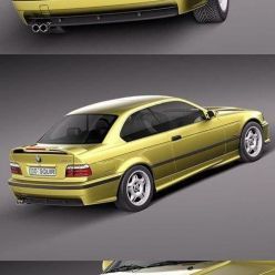 3D model BMW M3 e36 1992-1999