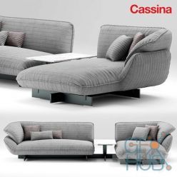 3D model Sofa cassina 550 BEAM SOFA SYSTEM