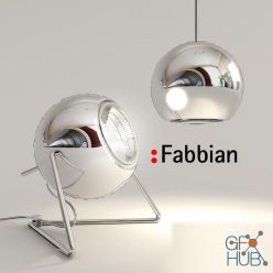 3D model Fabbian Beluga light set