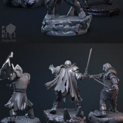 3D model Zombie Knights - 3D Print