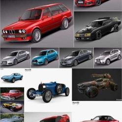 3D model Car 3D Model Bundle September 2019