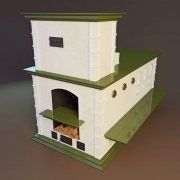 3D model Model of the Russian oven
