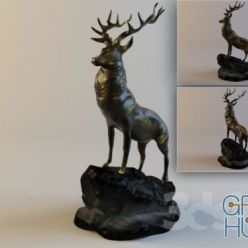 3D model Deer Figurine