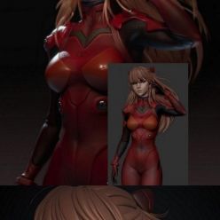 3D model Asuka Concept Character PBR