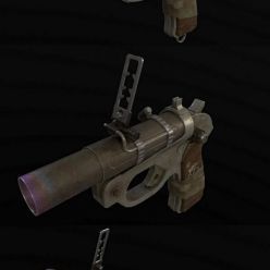 3D model LP42 Nuke Gun PBR