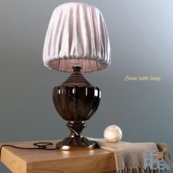 3D model Table lamp made of stone (max, fbx)