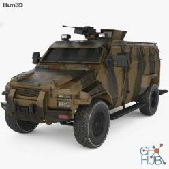 3D model Hum3D - KrAZ Spartan