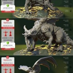 3D model Mountain Dragon – 3D Print