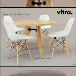 3D model Vitra Eames set