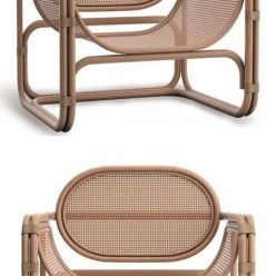 3D model Rattan chair