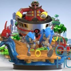 3D model Sonic Generations – 3D Print