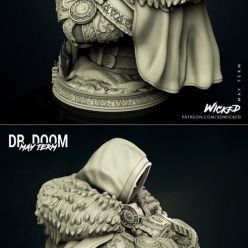 3D model Dr. Doom Bust – 3D Print