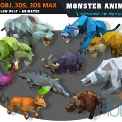 3D model Cubebrush – Animal Cartoon Monster Collection 01 Animated