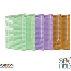 3D model Horizontal blinds G-FORM