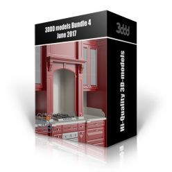 3D model 3DDD models – Bundle 4 June 2017