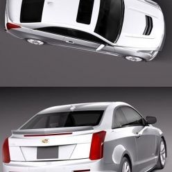 3D model Cadillac ATSV 2016