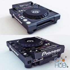 3D model Music mixer Pioneer CDJ-900