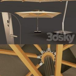 3D model Umbrella X-Centric Royal botania