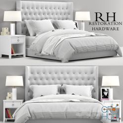 3D model Zadie bed collection, RH Teen