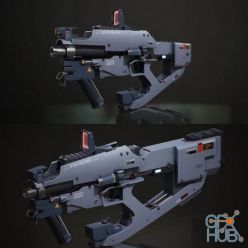 3D model Weapon Concept PBR
