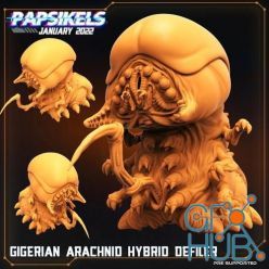 3D model Gigerian Arachnid Hybrid Defiler – 3D Print