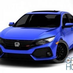 3D model Car Honda Civic Si 2017