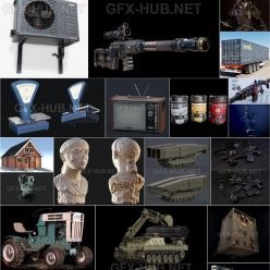 3D model PBR Game 3D-Models Bundle November 2021