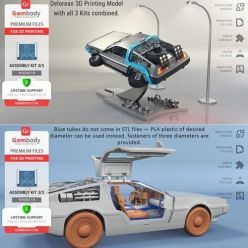 3D model DeLorean Kit 1-3 – 3D Print