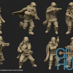 3D model Grunge Trooper Bundle – 3D Print
