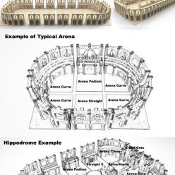 3D model Arena-Hippodrome – 3D Print