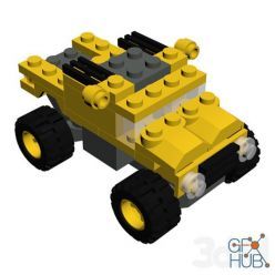 3D model Lego 4096 Micro Wheels [G]