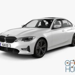 3D model BMW 3 Series (G20) Sport Line sedan 2019